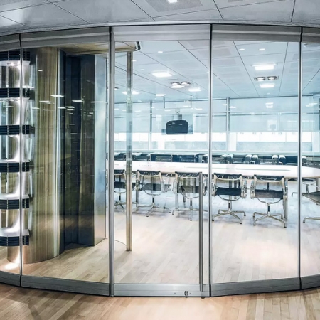 Automatic Sliding Door Partition System